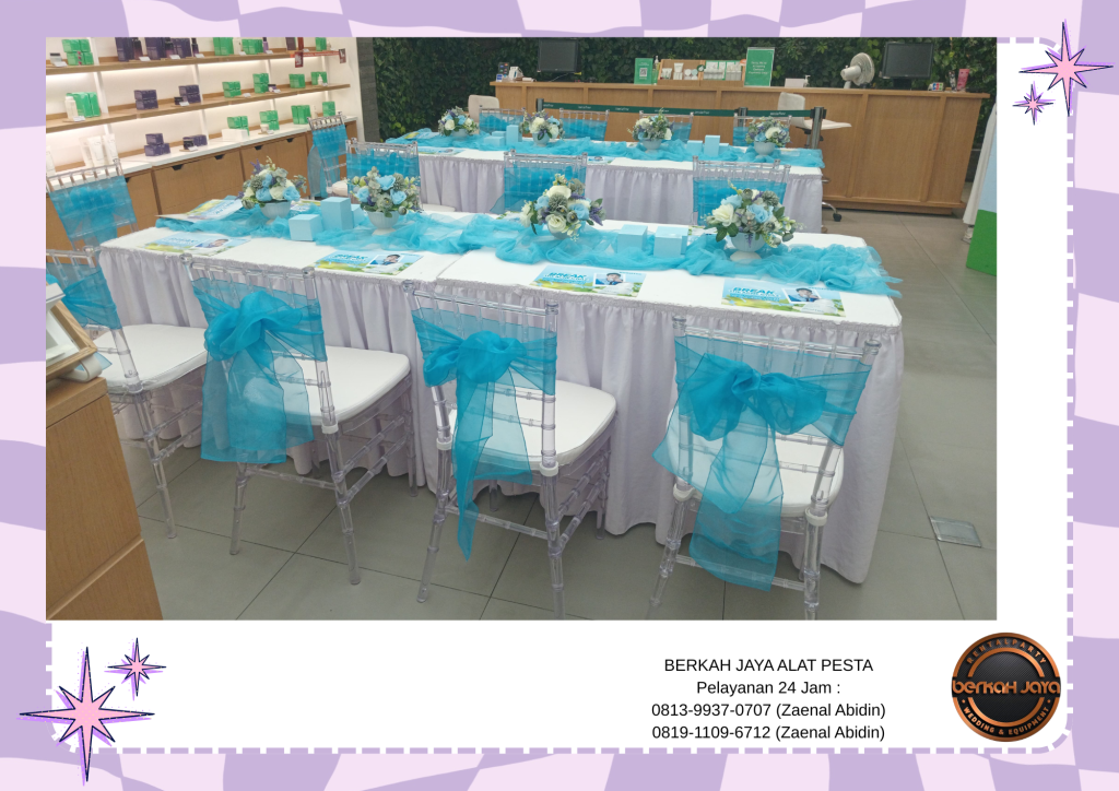 Sewa Kursi Acrylic Type Tiffany Free Ongkir Area Jakarta Selatan