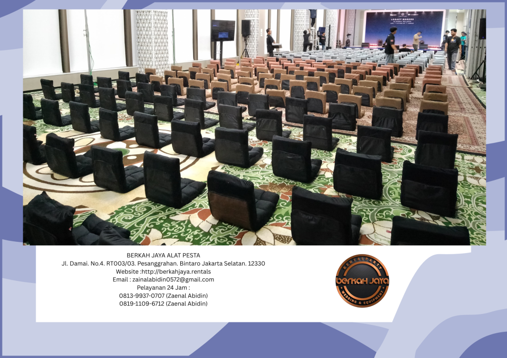 Sewa Kursi Lesehan Lipat Busa empuk Event Ramadhan Area Jakarta