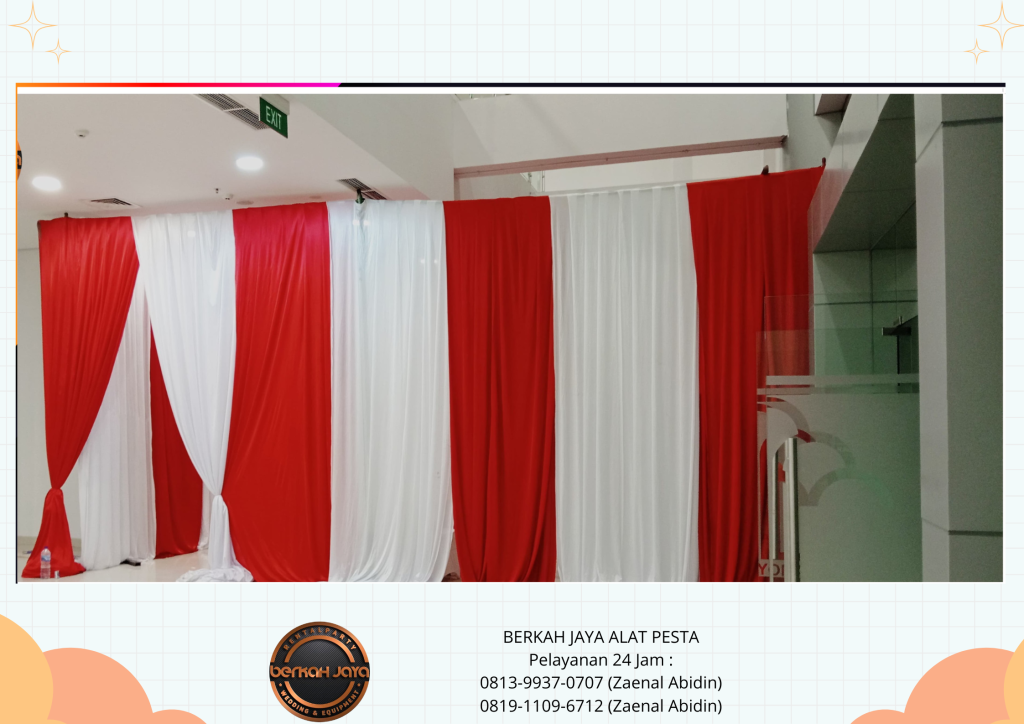 Sewa Tirai Filamin Aneka Warna Area Jakarta Selatan