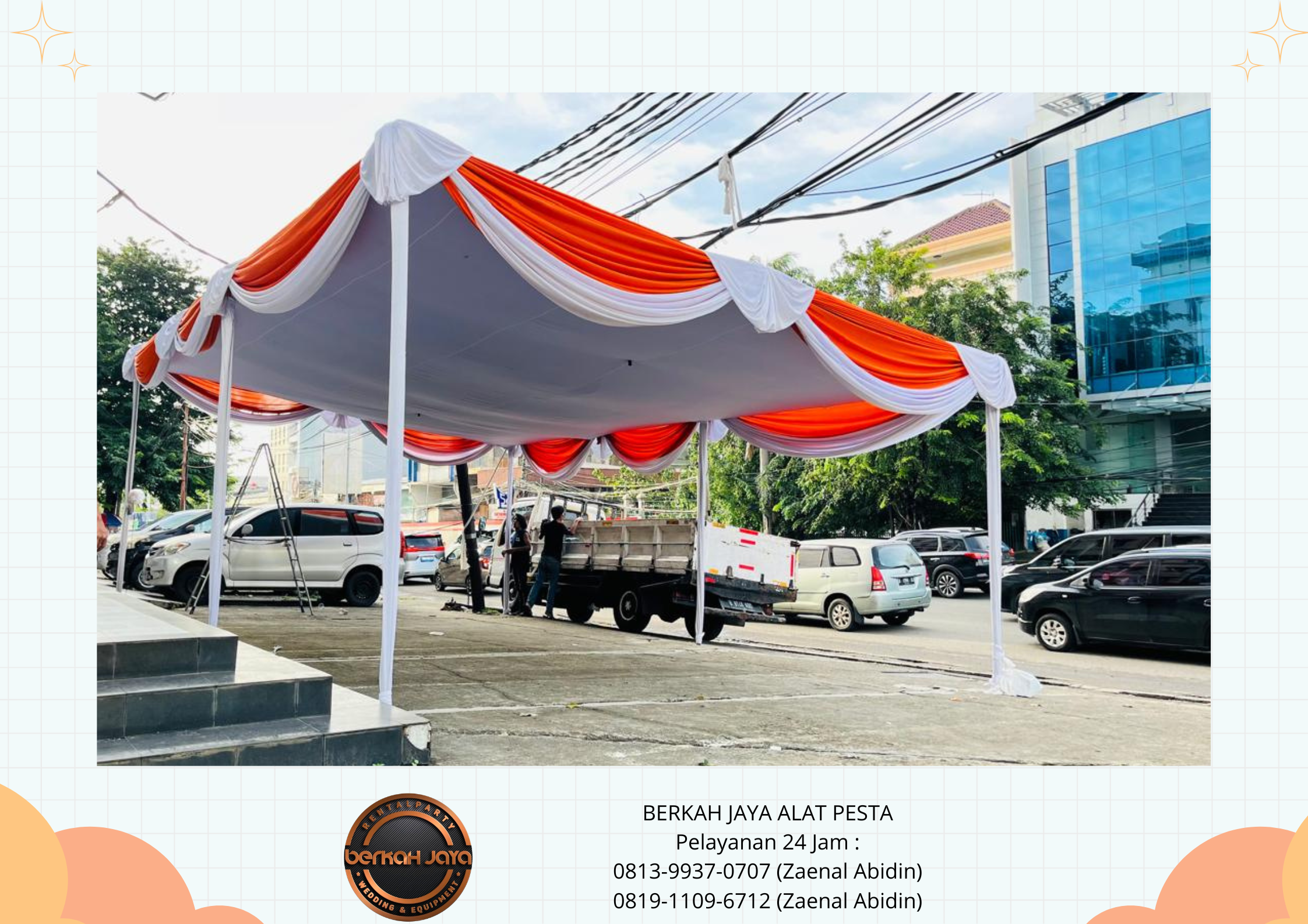 Jasa Sewa Tenda Konvensional Plafon Di Wilayah Jabodetabek