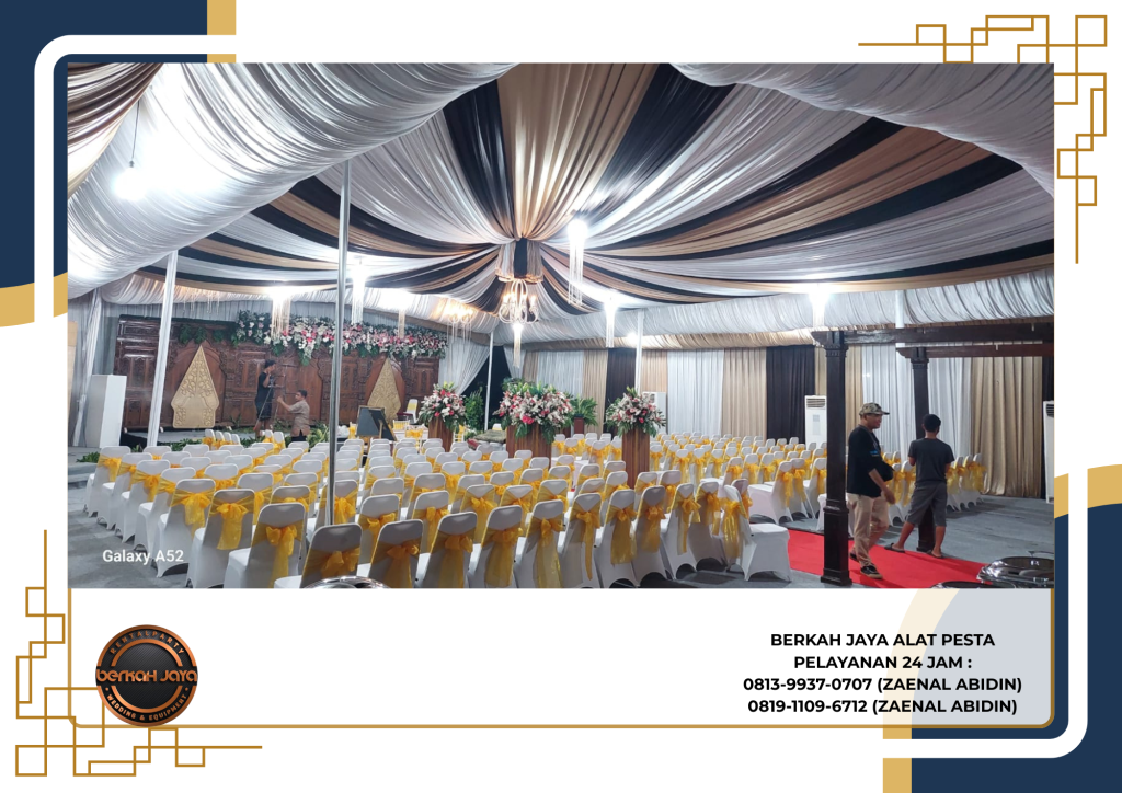 Rental Tenda Konvensional Dekorasi Area Jakarta Selatan