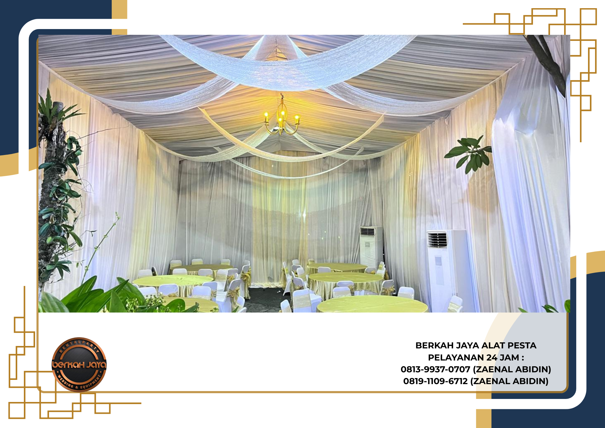 Rental Tenda Konvensional Dekorasi Area Jakarta Selatan