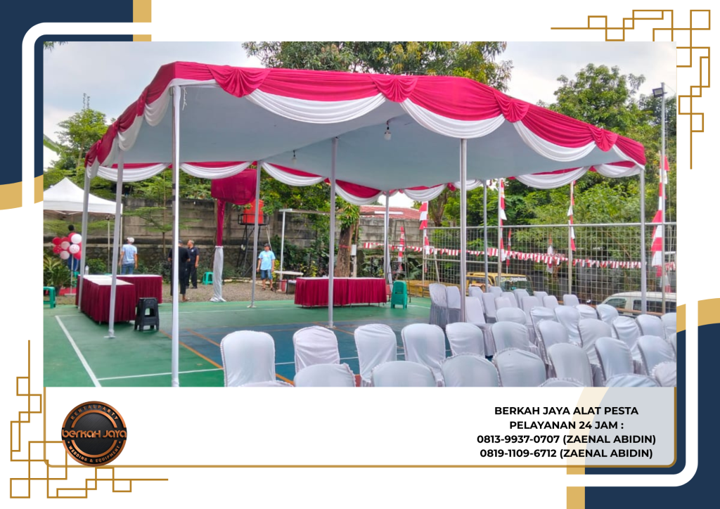Rental Tenda Konvensional Dekorasi Area Jakarta Selatan