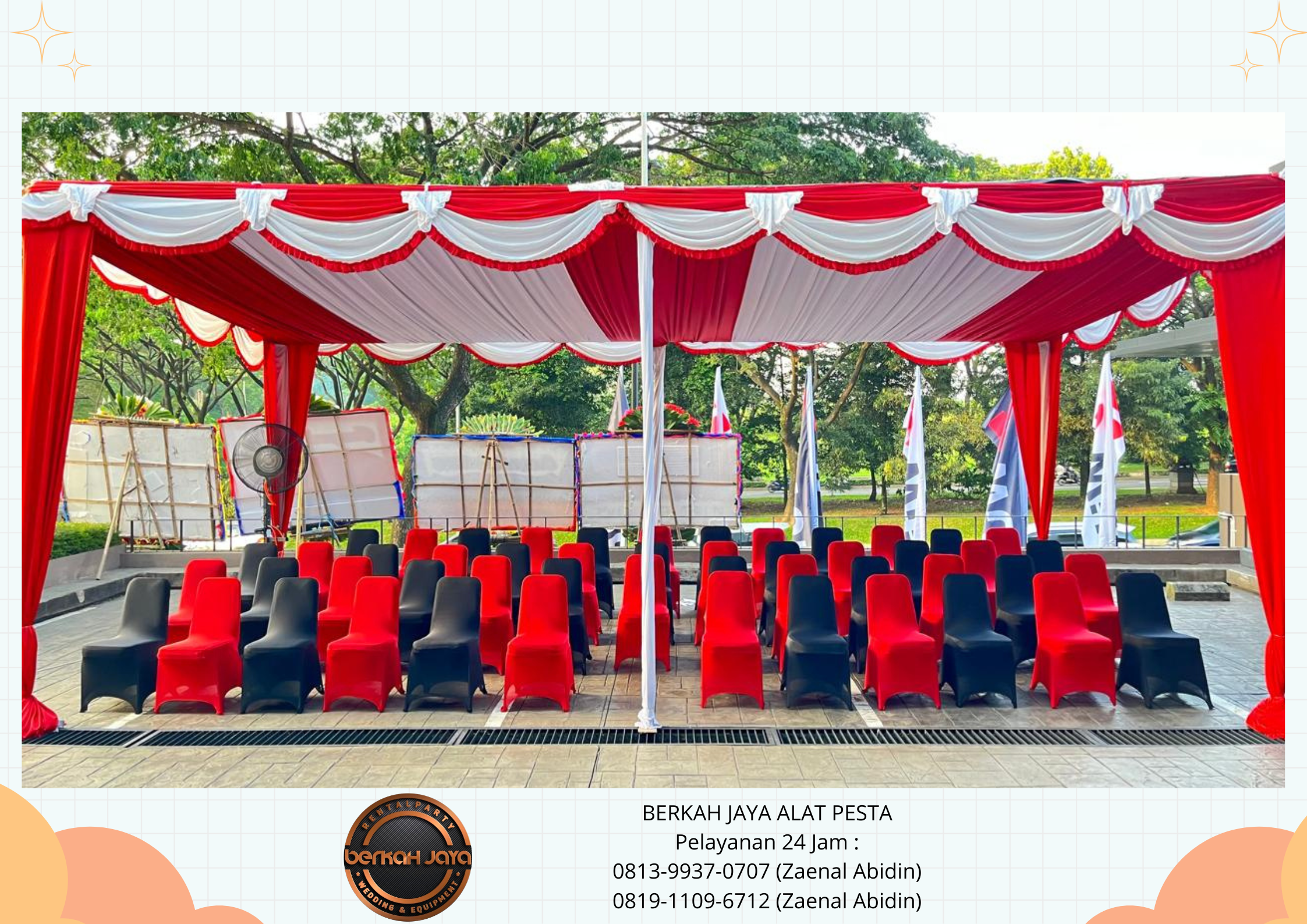Jasa Sewa TENDA SERUT KURSI FUTURA SMPIT Al Fatah Jakarta