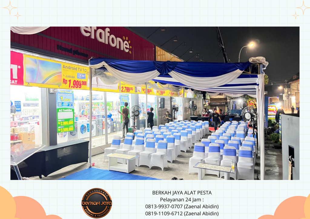 Jasa Sewa TENDA SERUT KURSI FUTURA SMPIT Al Fatah Jakarta