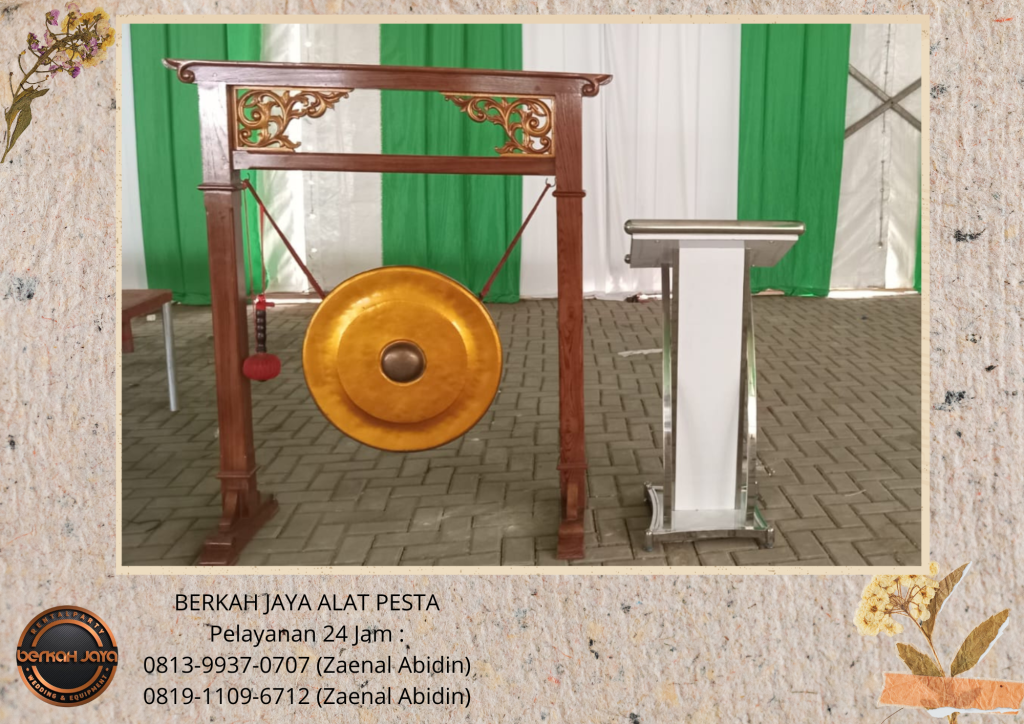 Sewa GONG LENGKAP STANDING Area Jakarta Selatan