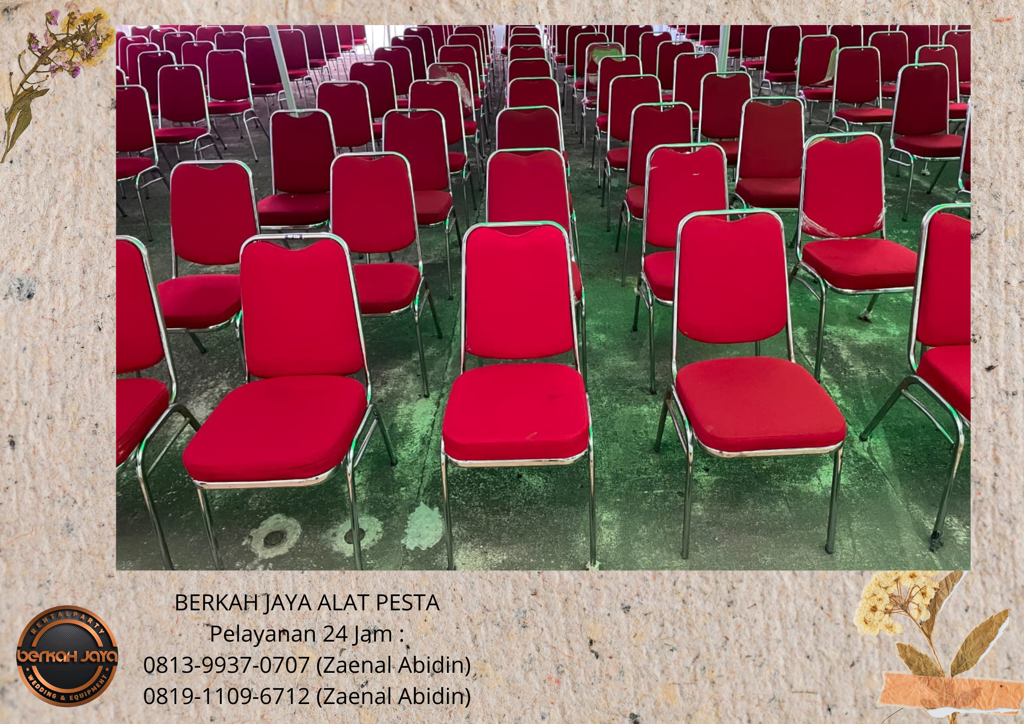 Sewa KURSI FUTURA POLOS Area Jakarta Selatan