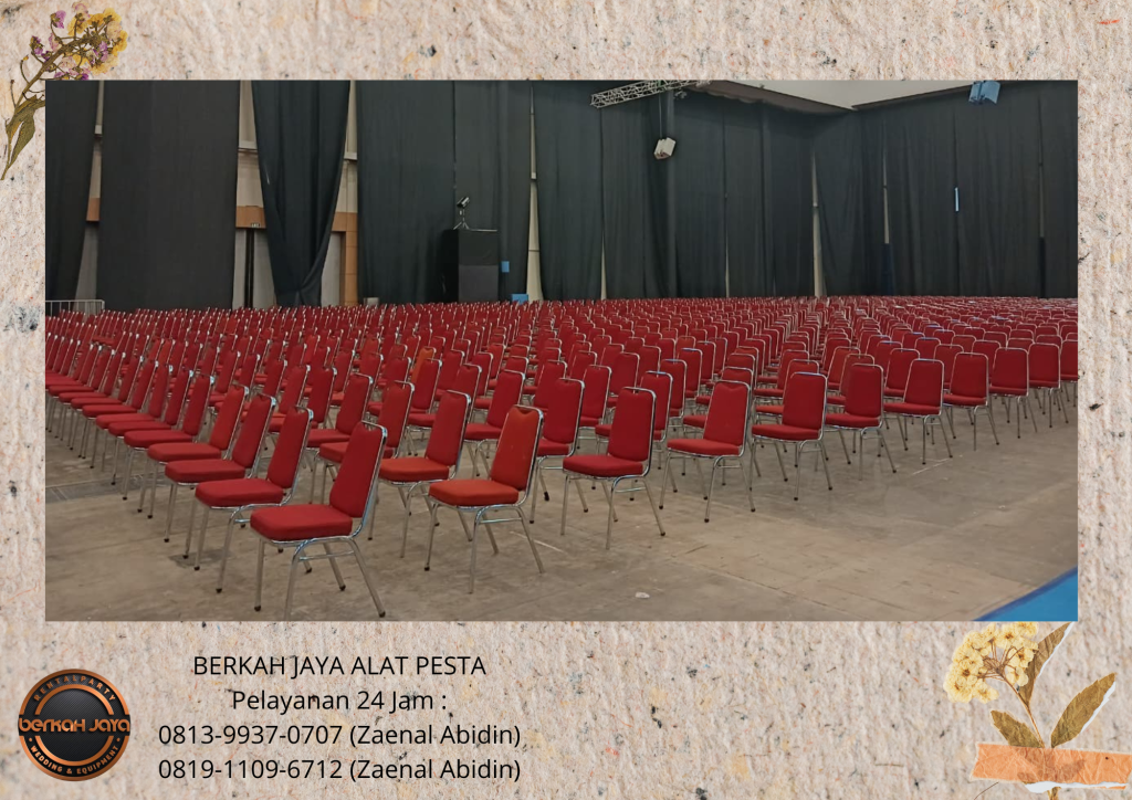 Sewa KURSI EVENT TYPE FUTURA POLOS Area Jakarta Selatan