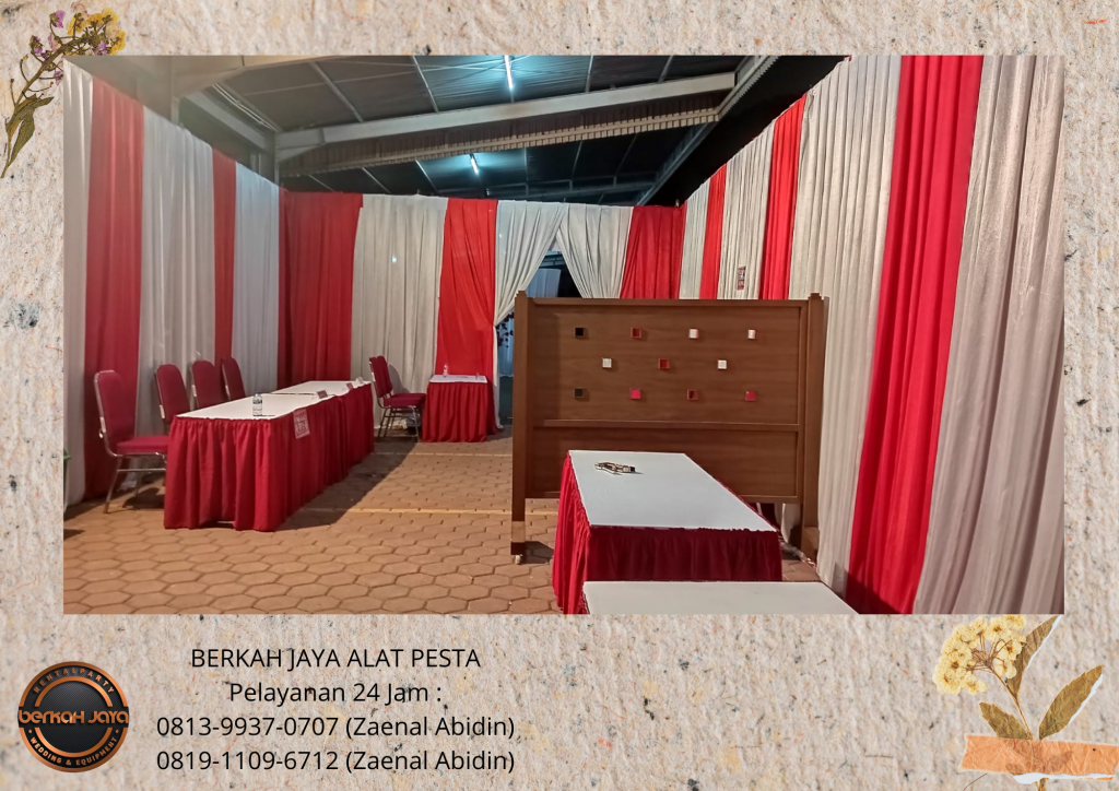 Sewa MEJA KONSUL TIRAI MERAH PUTIH MEJA KURSI Jakarta Selatan