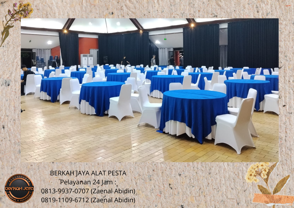 Rental KURSI EVENT MEJA BUNDAR Jakarta Selatan