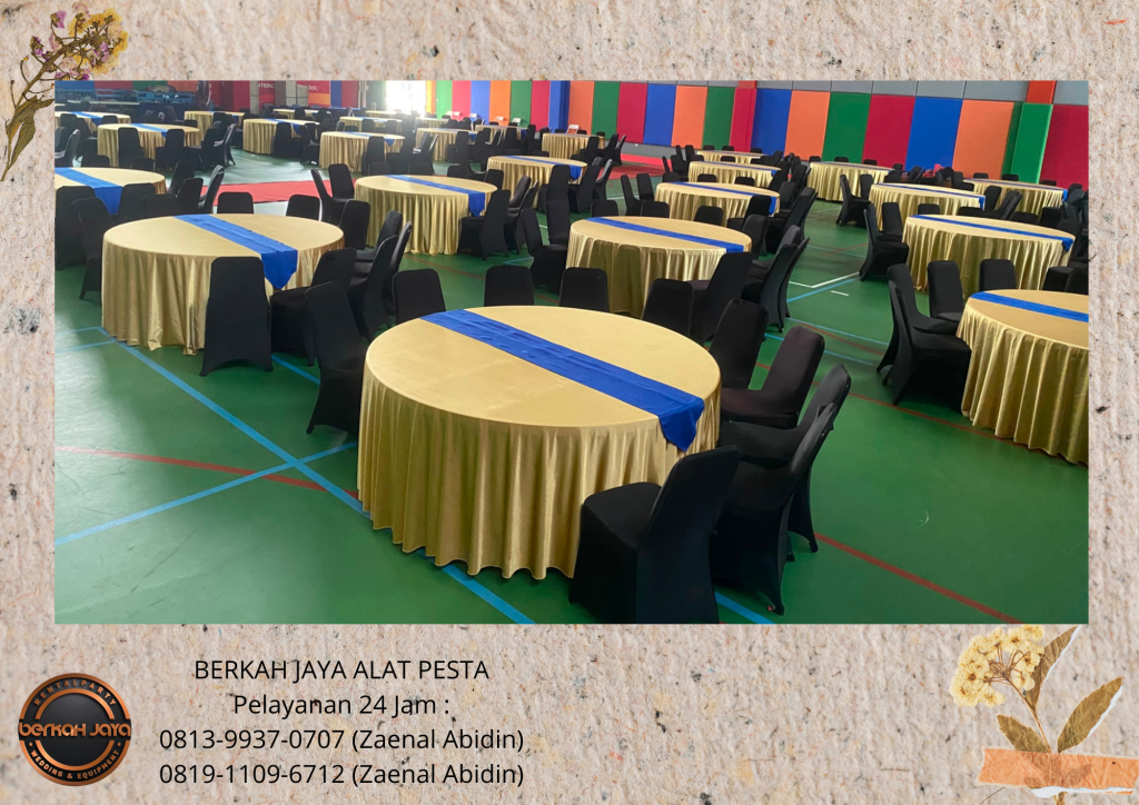 Rental KURSI EVENT MEJA BUNDAR Jakarta Selatan