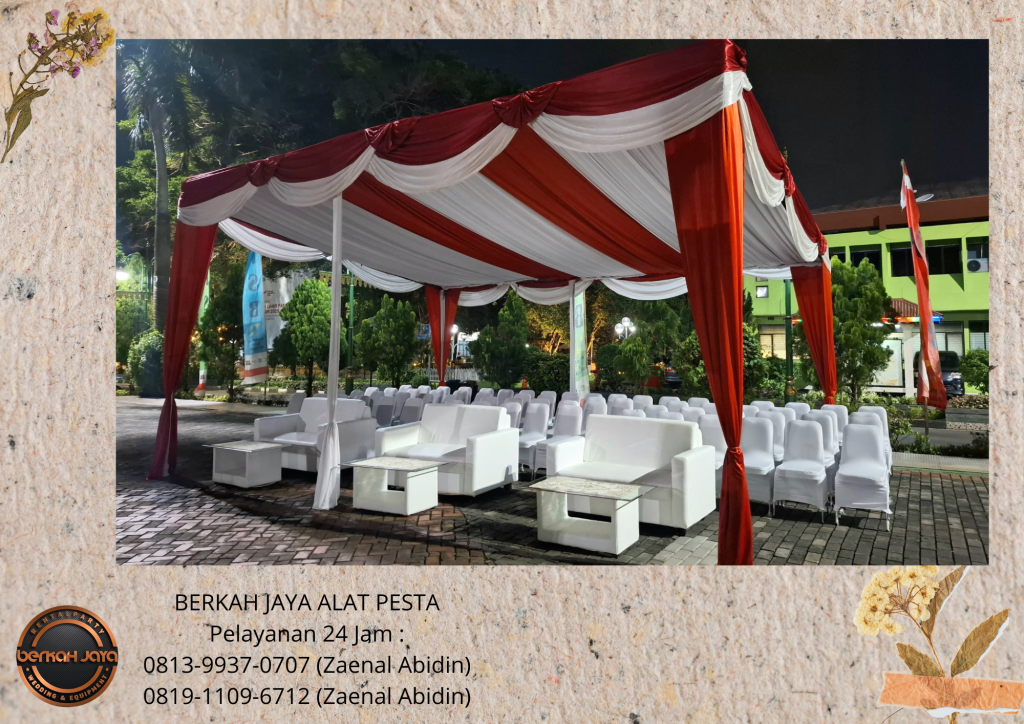 Sewa TENDA SERUT SOFA MEJA Jakarta Selatan
