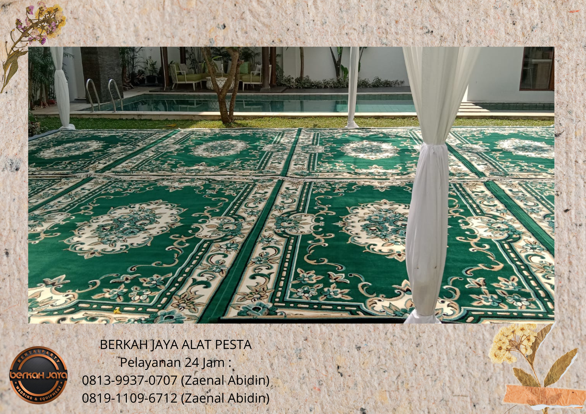 Tempat Sewa KARPET PERMADANI TURKEY BERSIH Di Daerah Jakarta