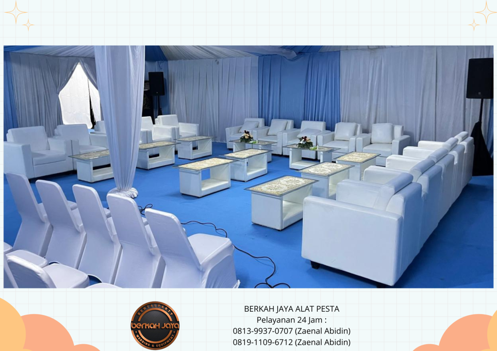 Pusat Sewa SOFA KOTAK PUTIH Di Jakarta Pusat Promo Special