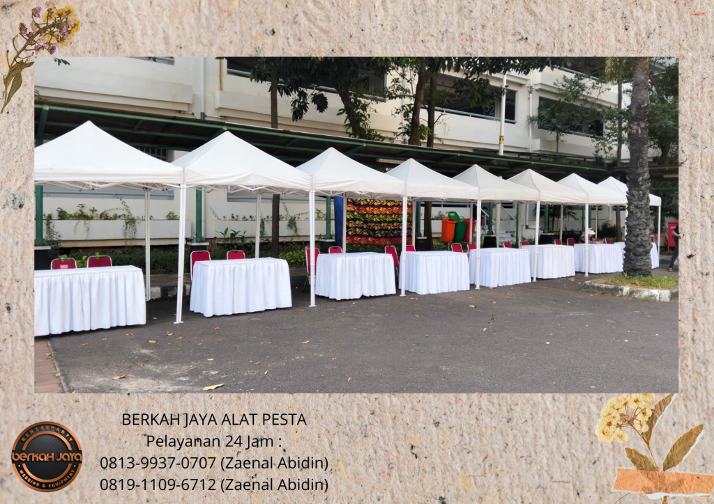 Jasa Sewa TENDA BAZAR PUTIH Di Jakarta Selatan Berkualitas Prima