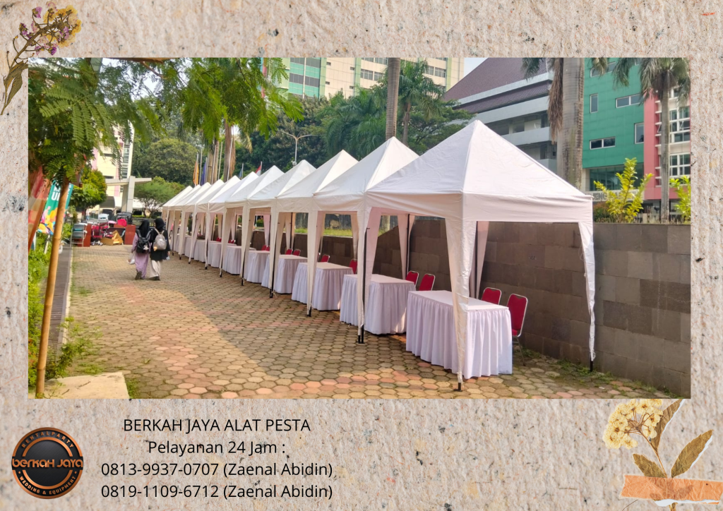 Jasa Sewa TENDA BAZAR PUTIH Di Jakarta Selatan Berkualitas Prima