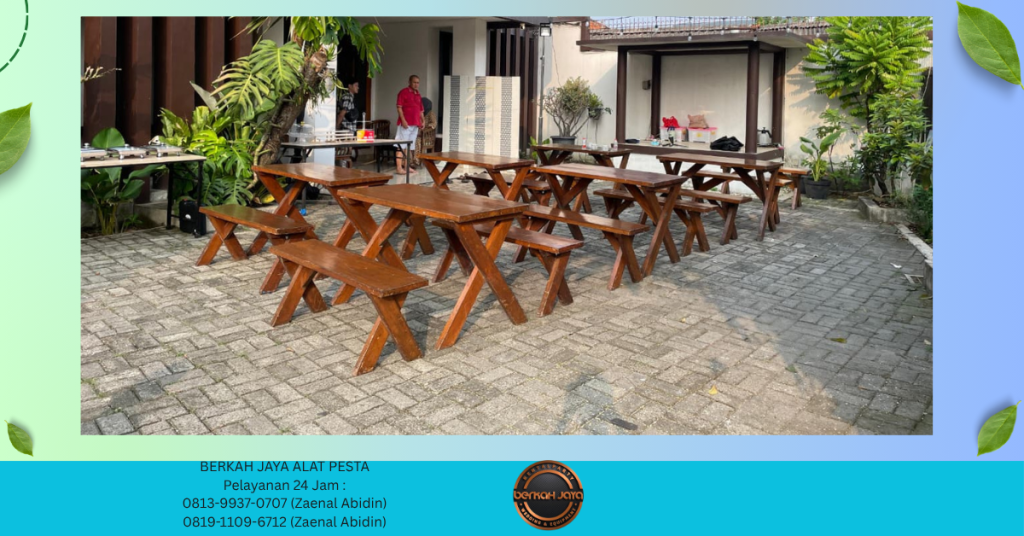 Rental MEJA TAMAN EXTRA Jakarta Selatan