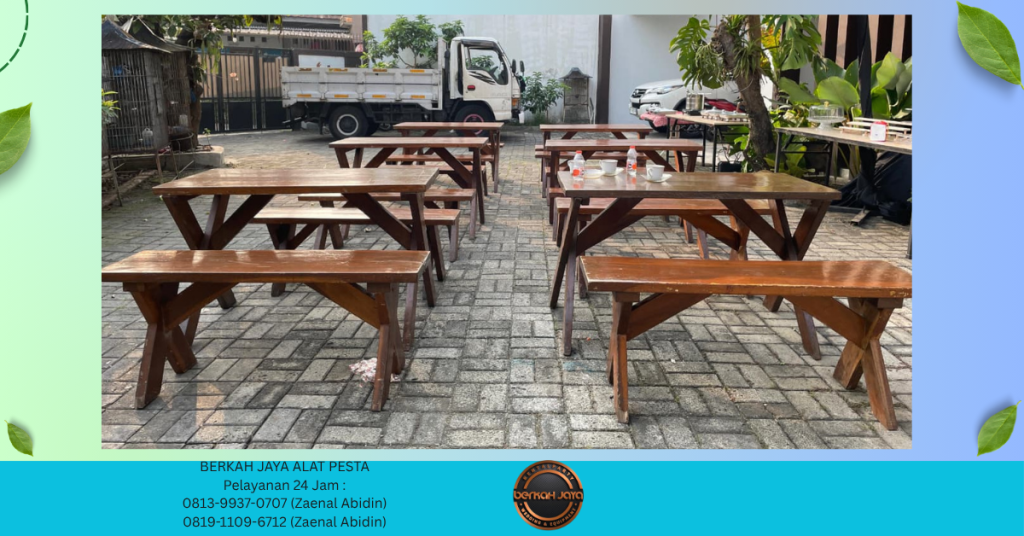 Rental MEJA TAMAN EXTRA Jakarta Selatan