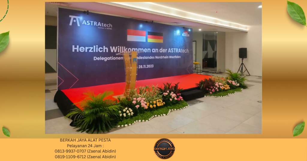 Rental PANGGUNG ANEKA PODIUM BACKDROP LAMPU SOROT Jakarta Selatan