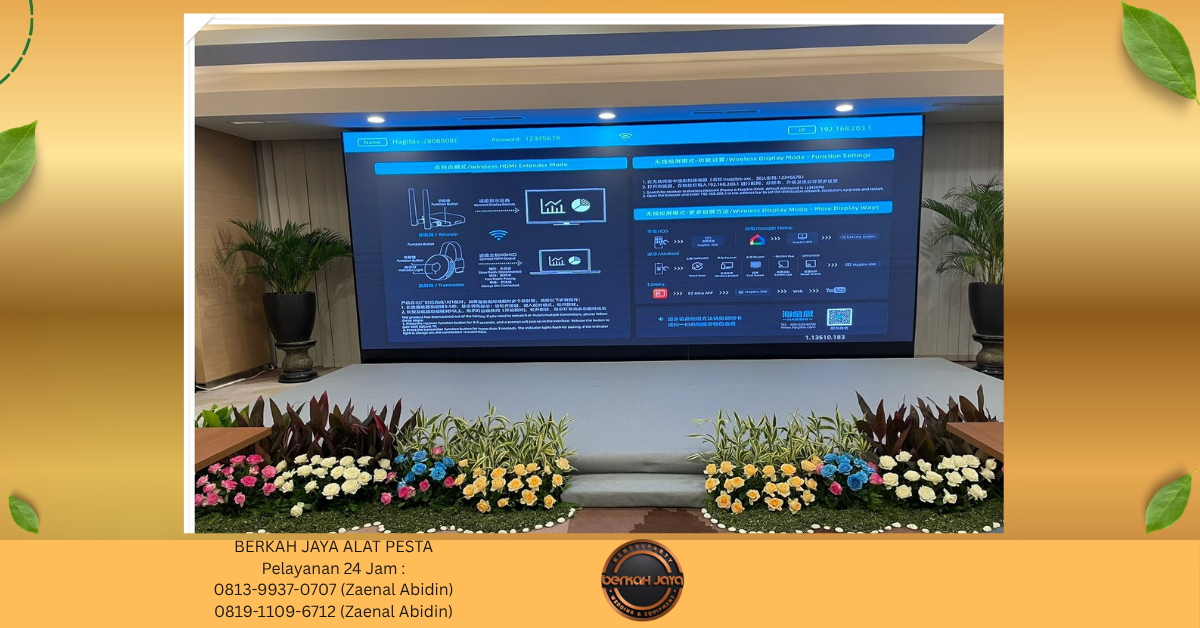 Rental PANGGUNG ANEKA PODIUM BACKDROP LAMPU SOROT Jakarta Selatan