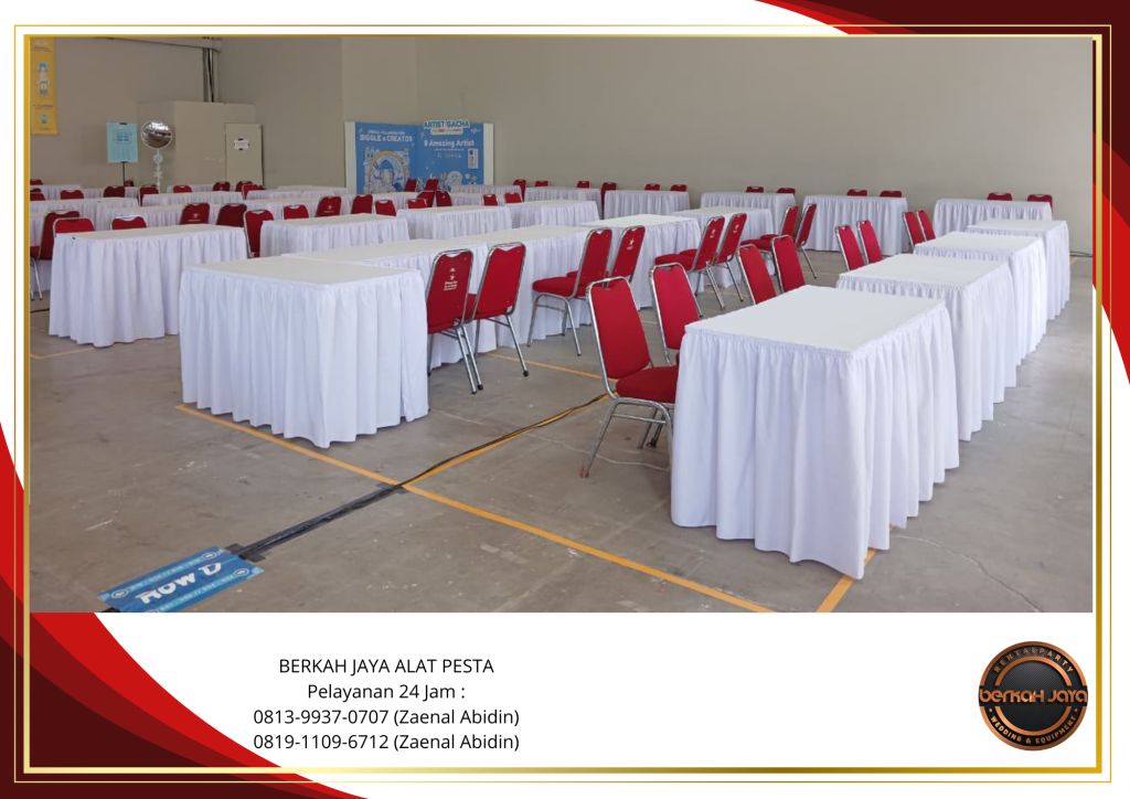 Rental PARTISI MEJA KURSI EVENT Jakarta Selatan