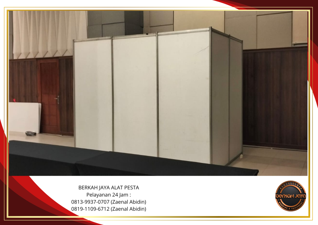 Rental PARTISI MEJA KURSI EVENT Jakarta Selatan