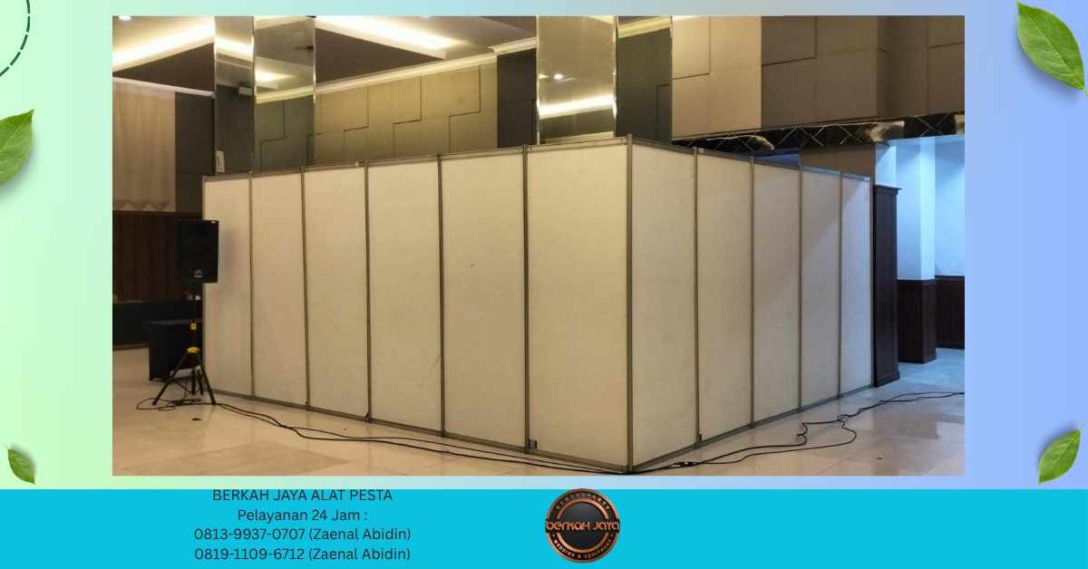 Sewa PARTISI TOILET Dan TENDA RODER Jakarta Selatan