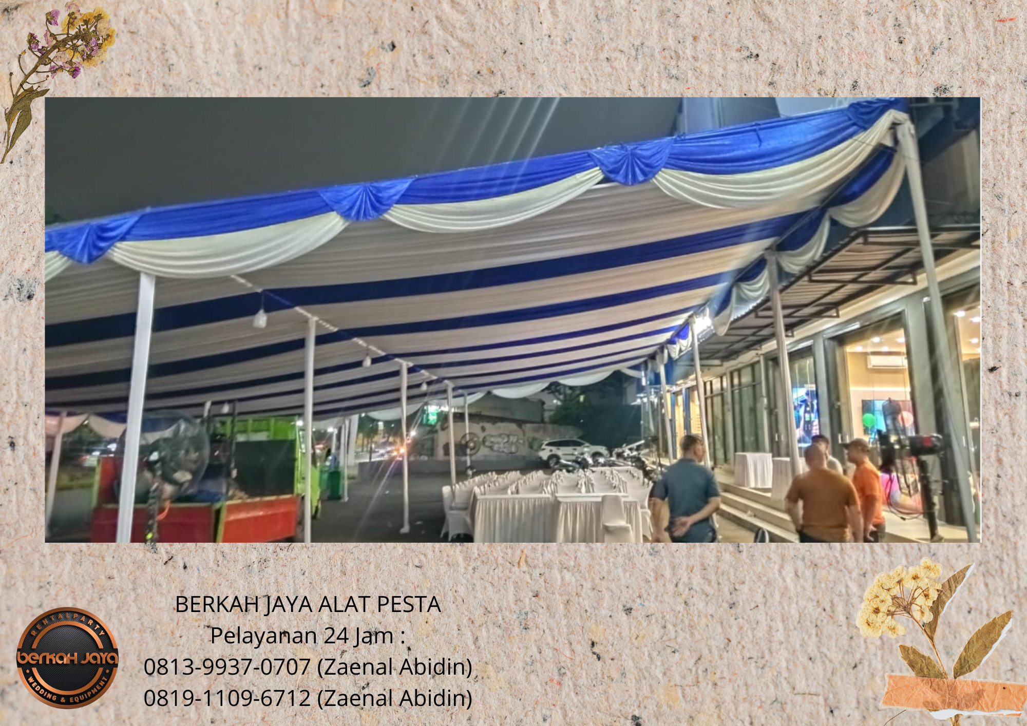 Sewa TENDA BACKDROP FLOORING KURSI MISTY COOL Jakarta