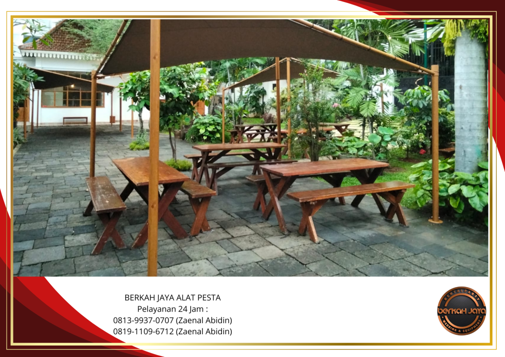 Sewa BANGKU MEJA TAMAN KAKI SILANG Jakarta Selatan