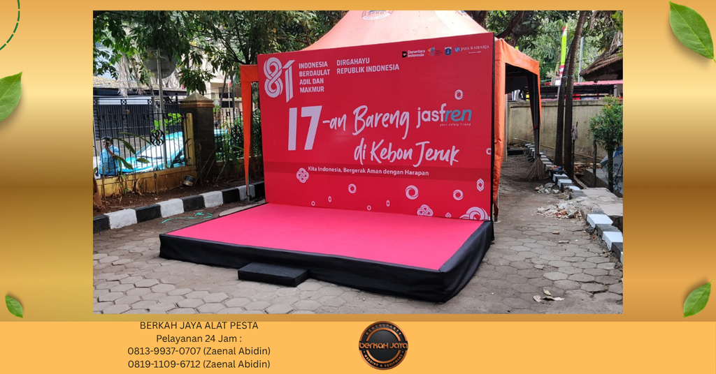 Layanan Sewa Panggung Set Backdrop Di Jakarta 081399370707