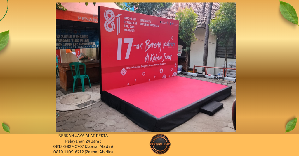 Layanan Sewa Panggung Set Backdrop Di Jakarta 081399370707