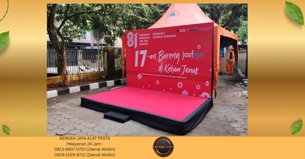 Layanan Sewa Panggung Set Backdrop Di Jakarta 081399370707