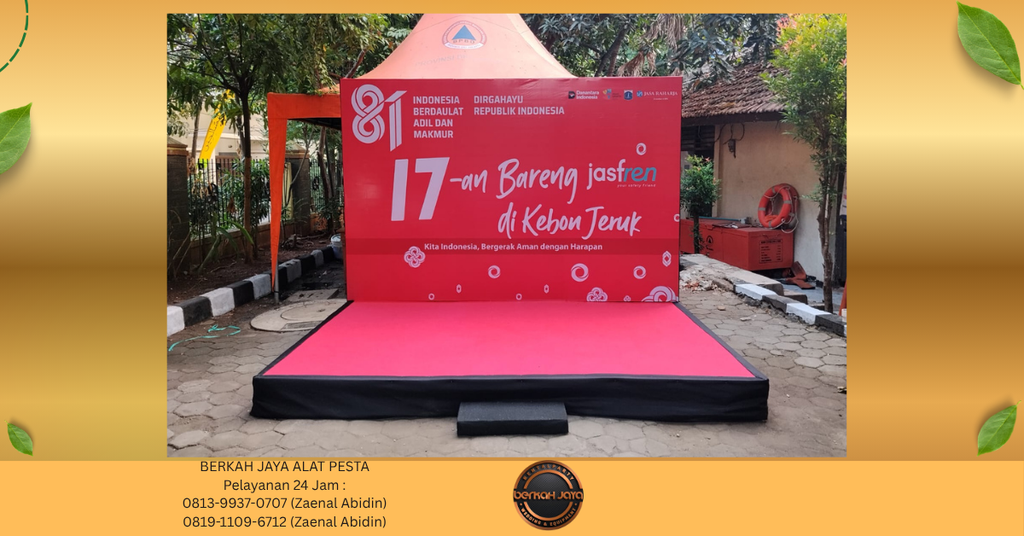 Layanan Sewa Panggung Set Backdrop Di Jakarta 081399370707