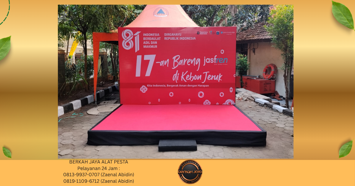 Layanan Sewa Panggung Set Backdrop Di Jakarta 081399370707