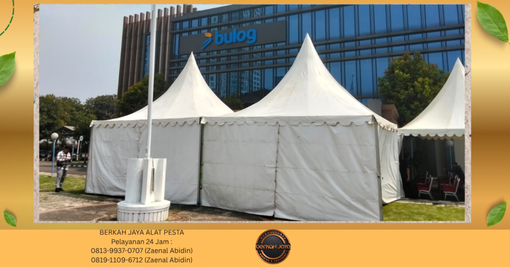 Rental TENDA KERUCUT PUTIH Blok M Jakarta Selatan 081399370707