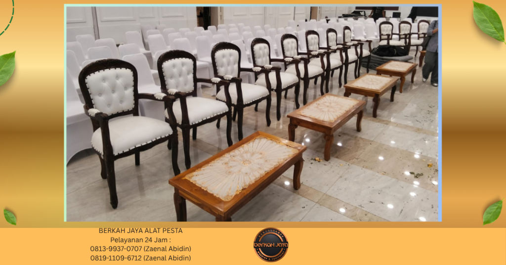 Sewa ARM CHAIRS VIP KAYU MEJA VIP KAYU Jakarta