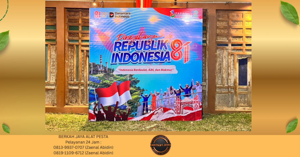 Sewa BACKDROP Jakarta Selatan 081399370707