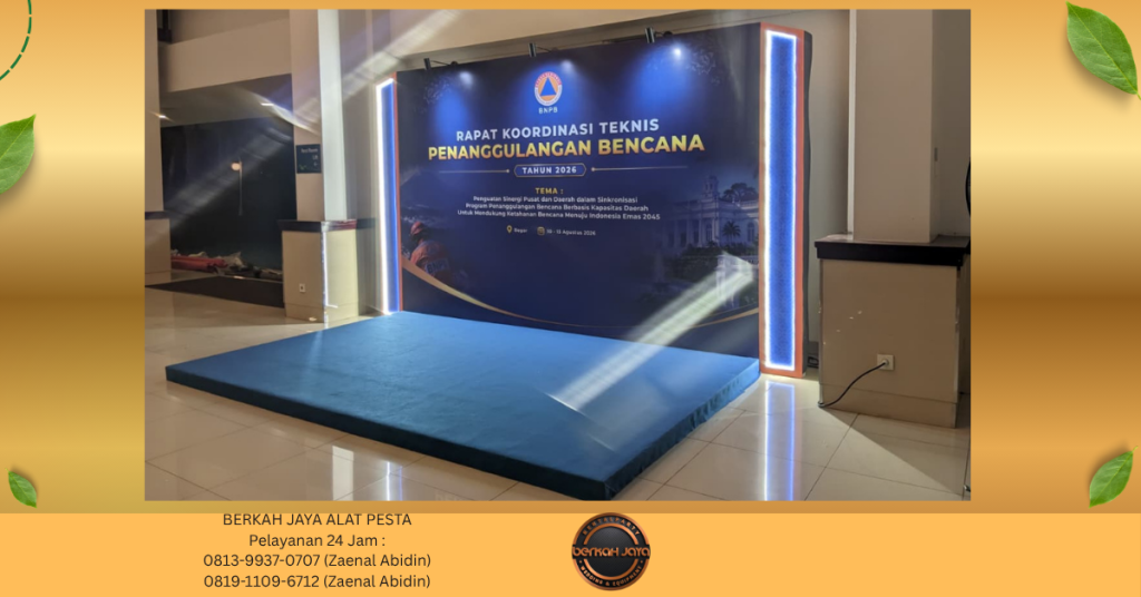 Sewa BACKDROP Jakarta Selatan 081399370707