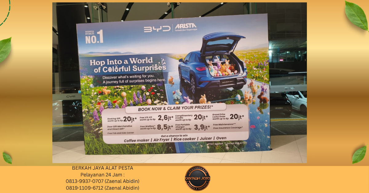 Sewa BACKDROP Jakarta Selatan 081399370707