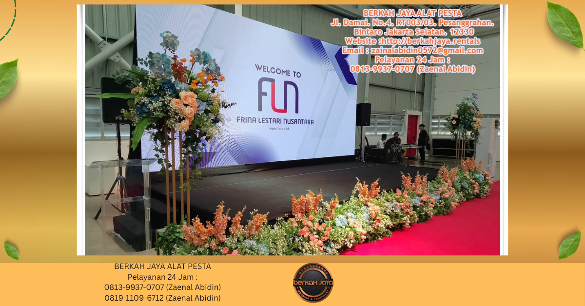 Sewa BACKDROP MINI GARDEN PANGGUNG Jakarta Selatan