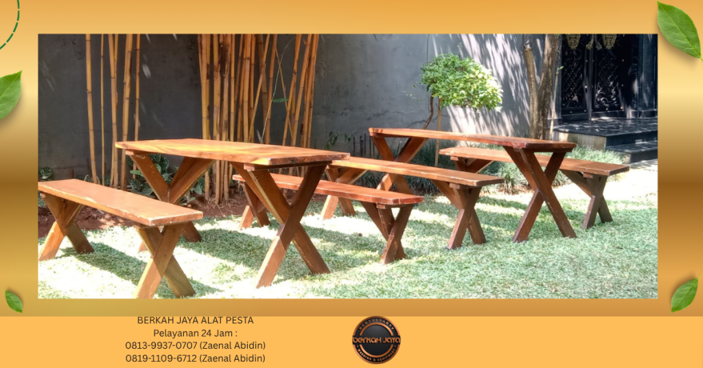 Sewa BANGKU TAMAN Dan MEJA TAMAN Jakarta