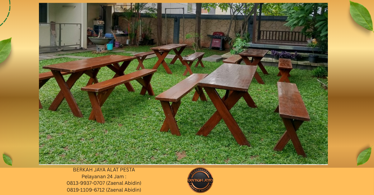 Sewa BANGKU TAMAN Dan MEJA TAMAN Jakarta
