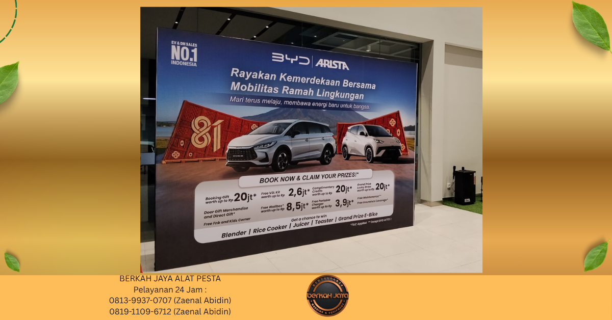 Sewa Backdrop Sumarecon Bekasi
