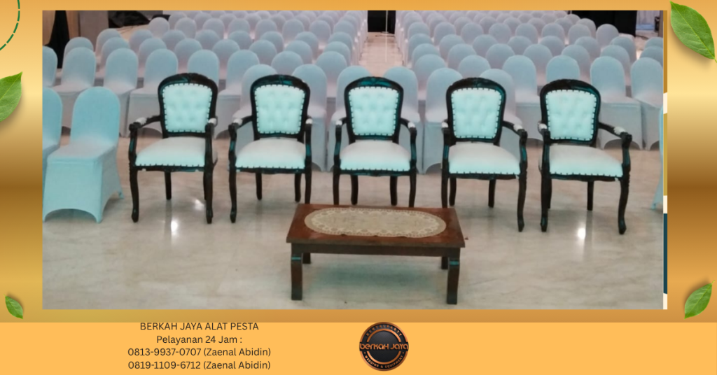Sewa KURSI KAYU VIP TYPE ARM CHAIRS Jakarta Selatan