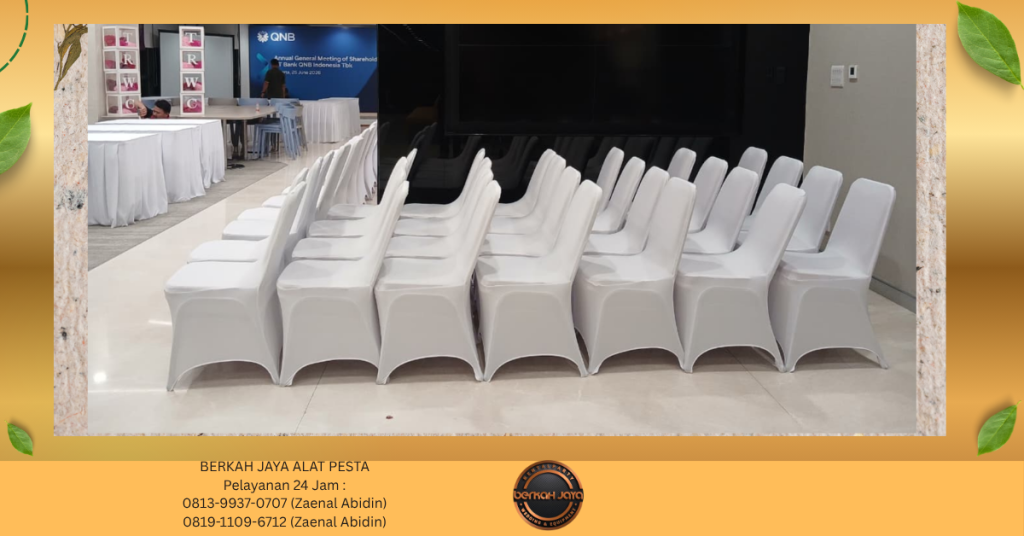 Sewa KURSI SUSUN STAINLESS PUTIH KETAT Jakarta Selatan