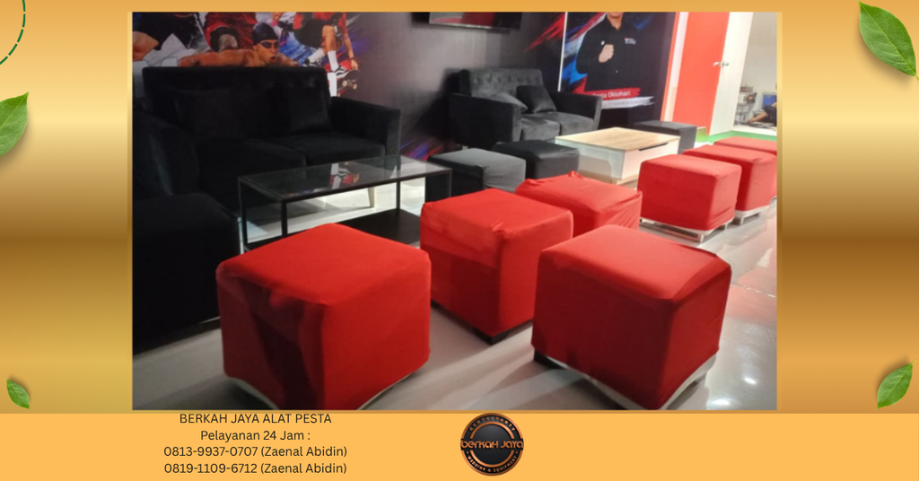 Sewa PUFF MERAH TYPE KOTAK SINGLE Jakarta Selatan