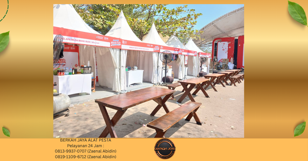 Sewa Tenda Kerucut Dan Kursi Taman Di Jakarta 081399370707