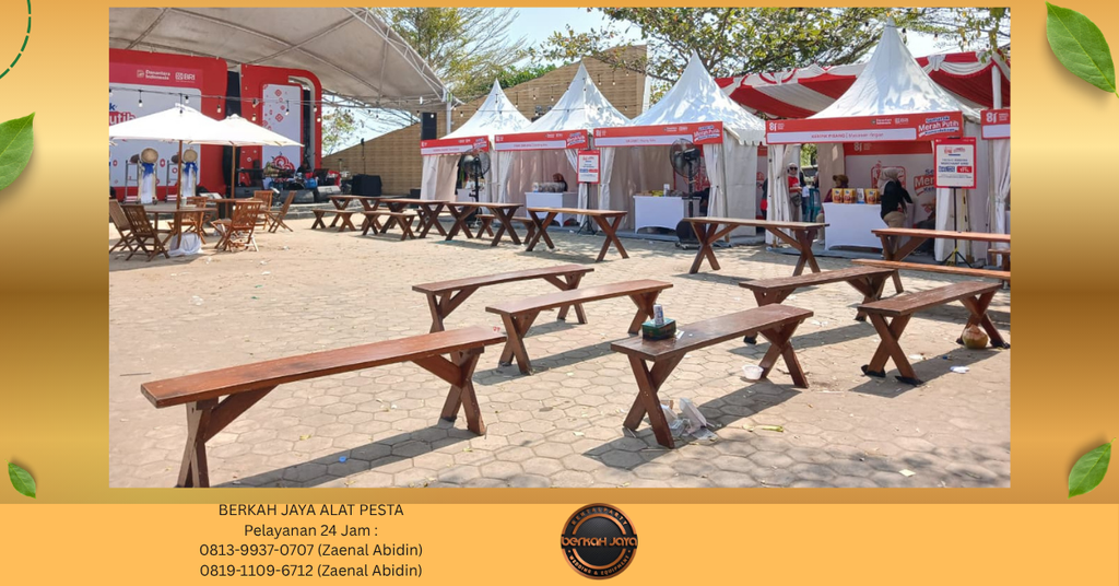 Sewa Tenda Kerucut Dan Kursi Taman Di Jakarta 081399370707