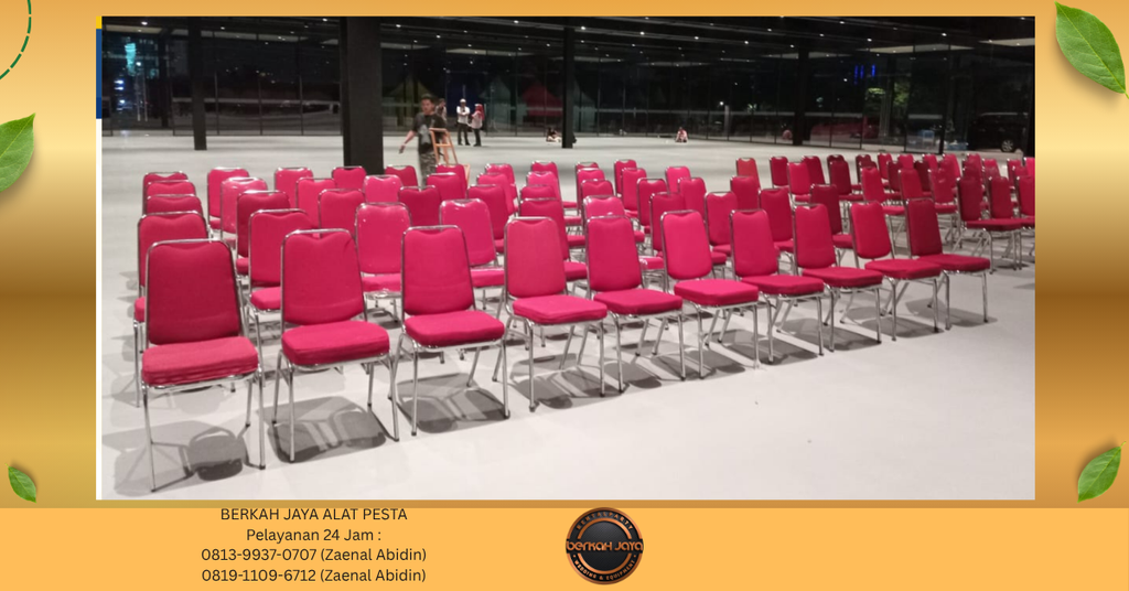 Layanan Sewa Kursi Event Daerah Jakarta Siap Kirim 081399370707