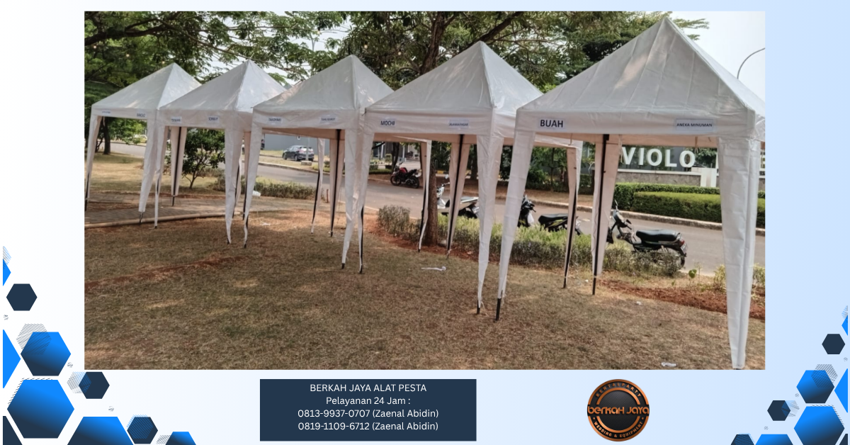Jasa Sewa Tenda Bazar Beragam Ukuran Di Jakarta 081399370707